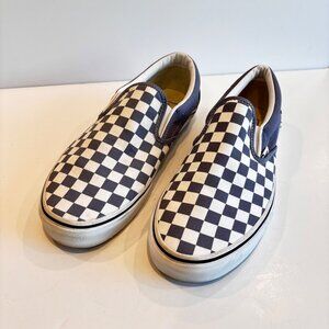 Vans Checkerboard Slip-On Sneakers Canvas Mens 10.5 Unisex 721454 Skate